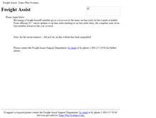 Tablet Screenshot of freightassist.com